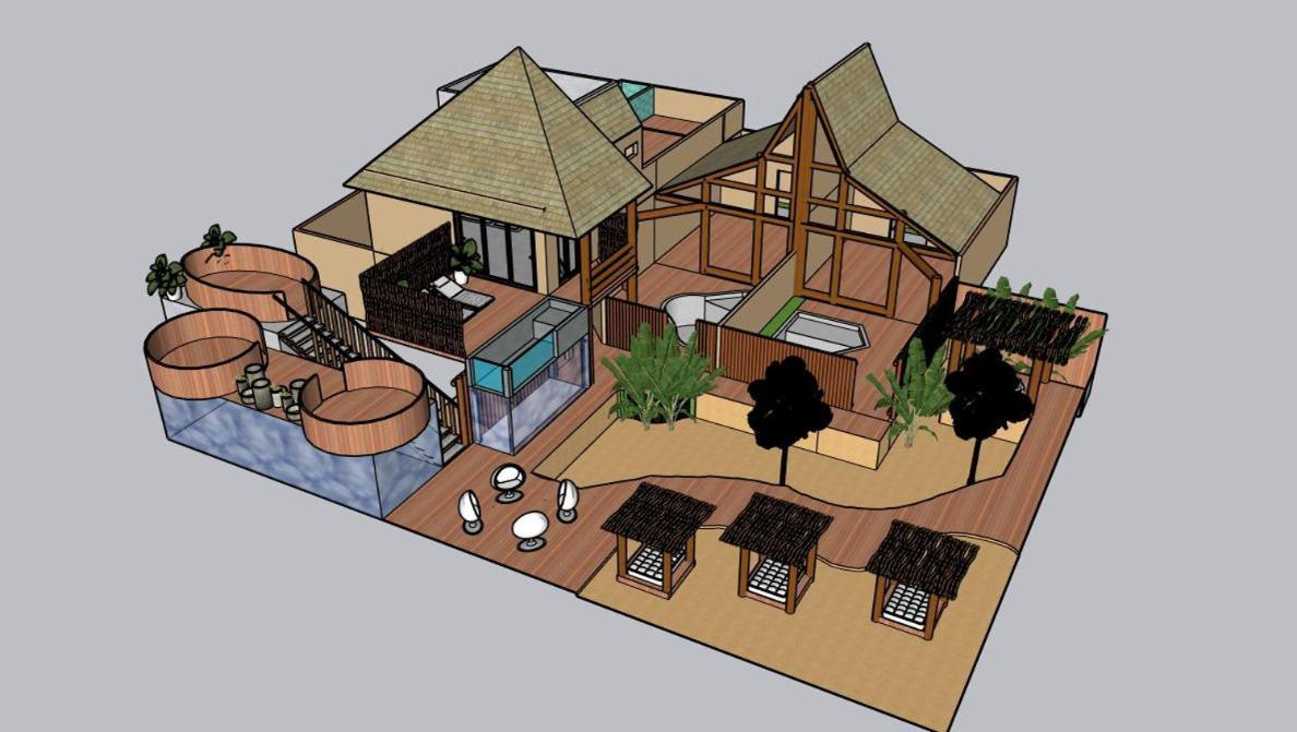 Villa Pantai Boutique Hotel Atins Bagian luar foto